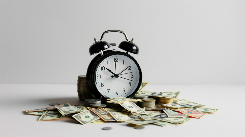 Clock and dollar sign icons representing time and cost savings.